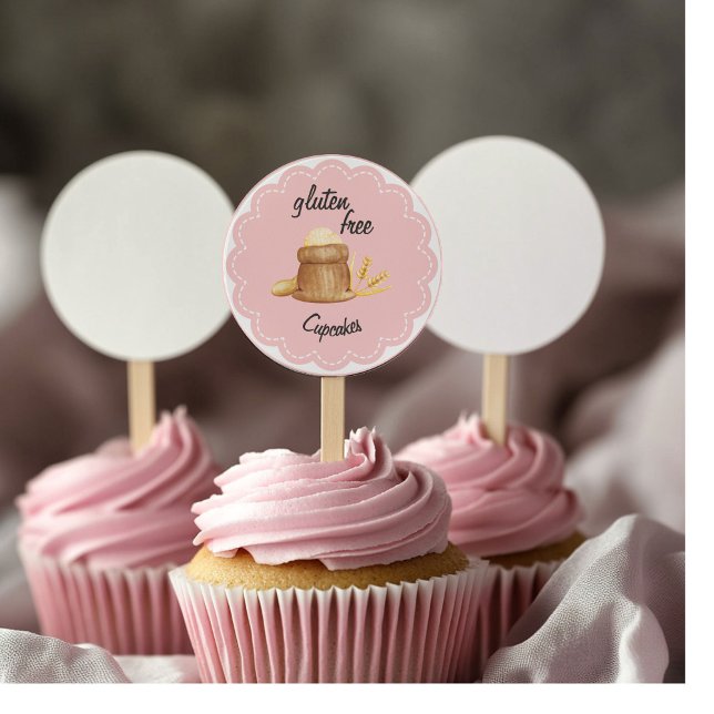 Adesivo Cupcakes Sem Glúten (Criador carregado)