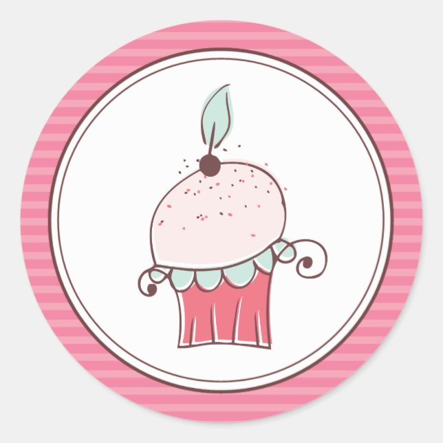 Adesivo Cupcakes super bonitos (Frente)