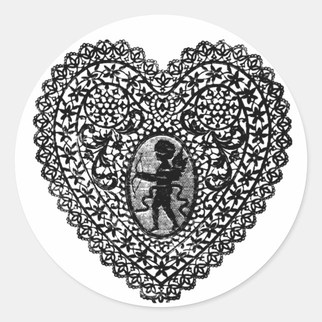 ADESIVO CUPID LACE HEART (Frente)