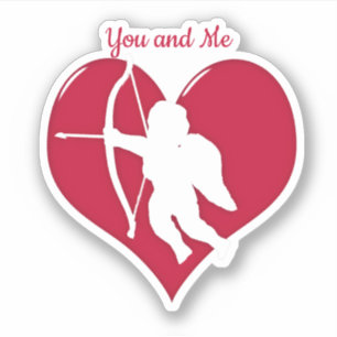 Adesivo Cupido Amor Dia dos Namorados