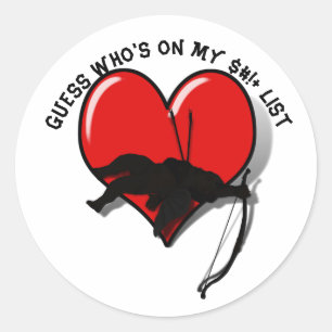 Adesivo Cupido Anti Dia dos Namorados 