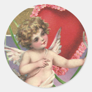 Adesivo Cupido do dia dos namorados do Victorian do