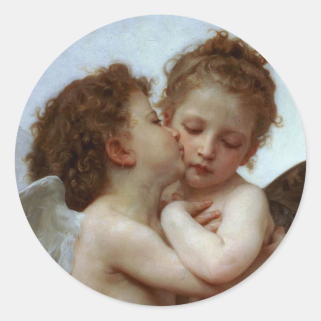 Adesivo Cupido e Psicose como Crianças (Frente)