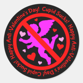 Adesivo Cupido é um bom dia anti-Valentim