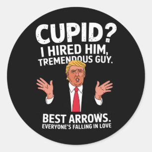 Adesivo Cupido que eu contratei Ele é um cara Tremendo Mel