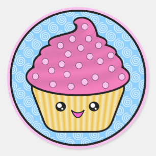 Adesivo Cuppy Cake Kawaii Stickers