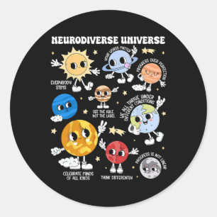 Adesivo Cúpula de Consciência do Autismo do Planeta Univer