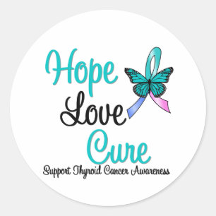 Adesivo Cura do amor da esperança do cancer de tiróide
