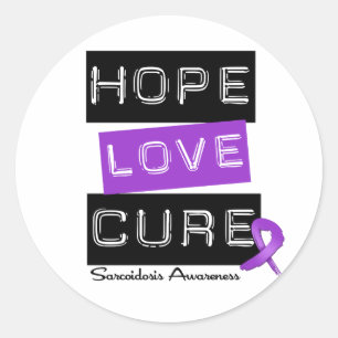 Adesivo Cura do amor da esperança do Sarcoidosis