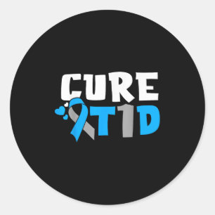 Adesivo Cura T1d Diabetes Sensibilização Tipo 1 Fita Azul
