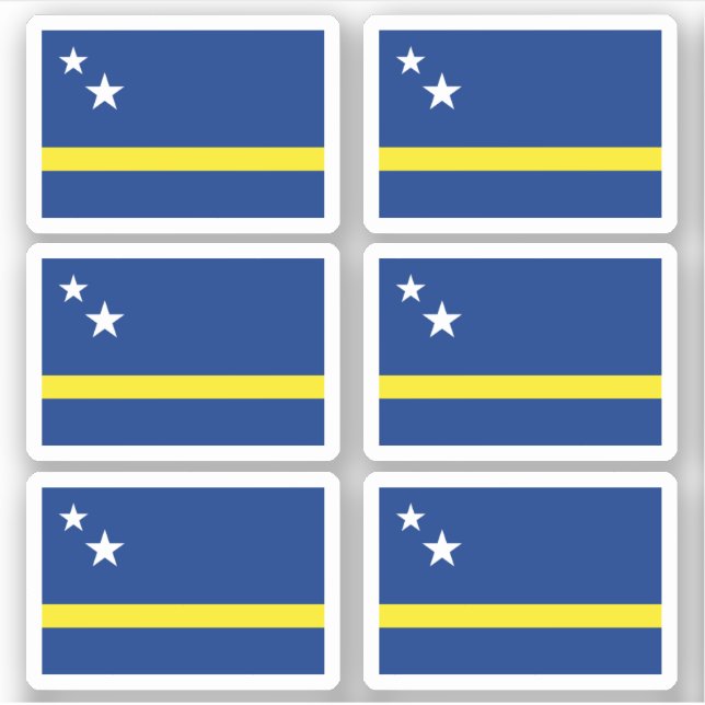 Adesivo Curaçaoan flag (Frente)