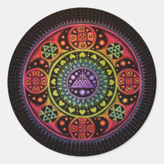 Adesivo Curando Mandala