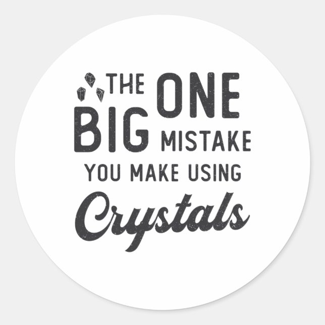 Adesivo Curar Cristal Que Você Faz Usando Presente Cristal (Frente)