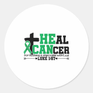 Adesivo Cure Câncer Cristão Acredite em Deus Câncer de Fíg