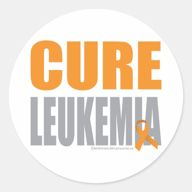 Adesivo Cure Leukemia (Frente)