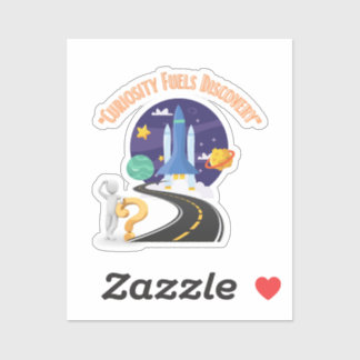 Adesivo Curiosidade alimenta autocolantes de descoberta