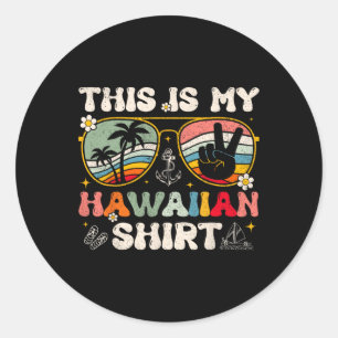 Adesivo Curioso Este É O Meu Par Tropical De Luau Havaiano