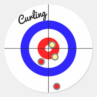 Adesivo Curling é divertido