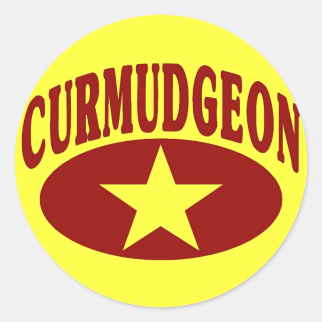 Adesivo Curmudgeon (Frente)