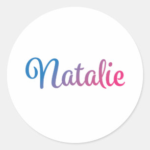 Adesivo Cursive à moda de Natalie