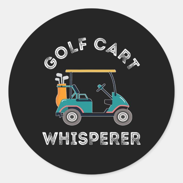 Adesivo Curso Golf Whisperer do Golf do Golf do Golfe Dr. (Frente)