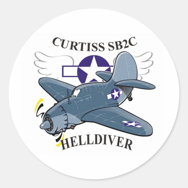 Adesivo curtim sb2c helldiver (Frente)