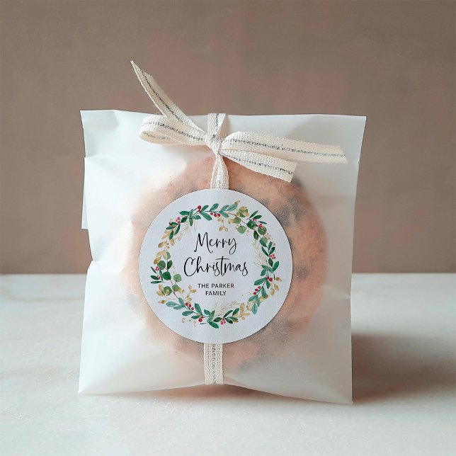 Adesivo Curto e Script Modernos | Feliz Natal (Criador carregado)