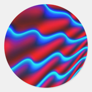 Adesivo Curva de fundo do padrão da onda