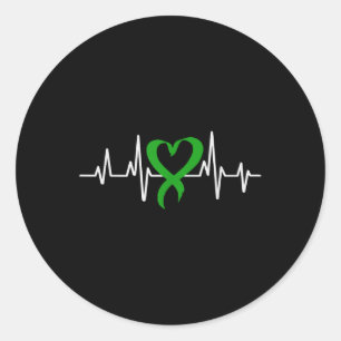 Adesivo Curva Verde de Sensibilização para a Saúde Mental