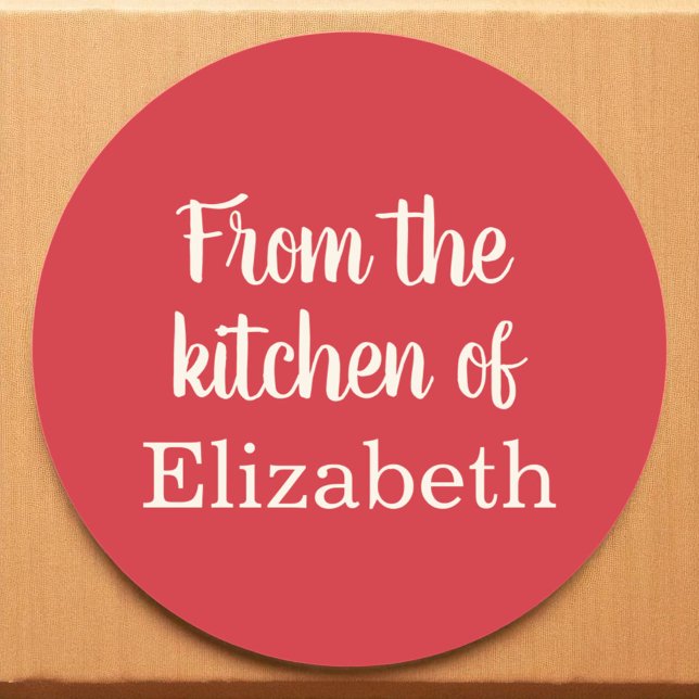 Adesivo Custom Christmas Baking Cooking Holly Labels (Criador carregado)