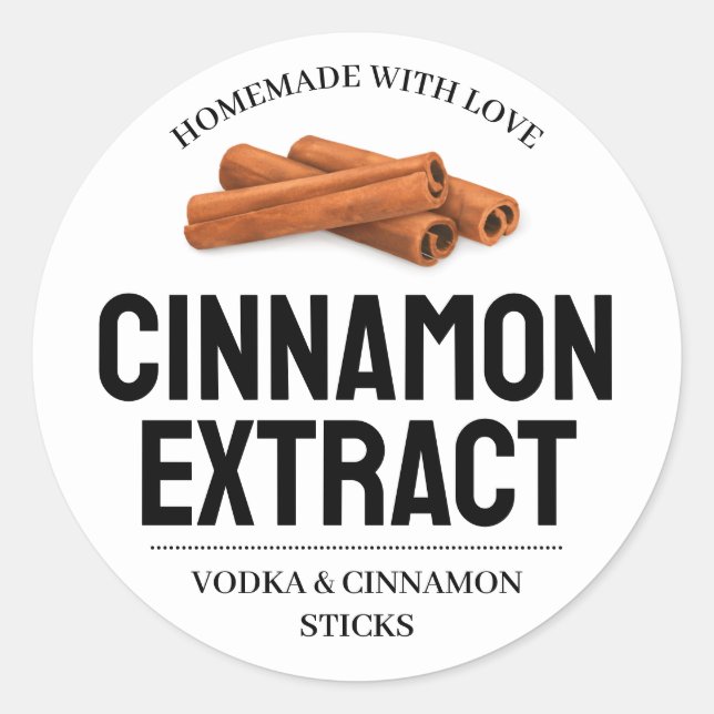 Adesivo Custom Cinnamon Extract label VE011_01sqv2 (Frente)
