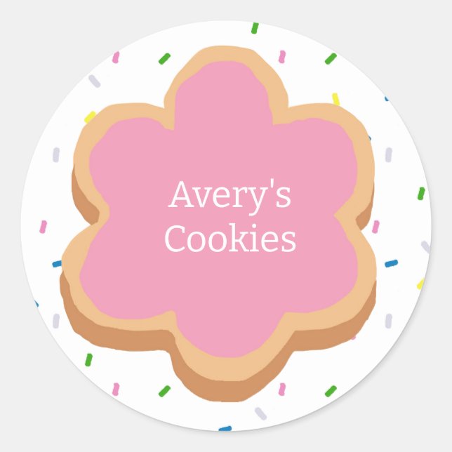Adesivo Custom Cookie Sprinkle Company (Frente)