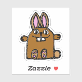 Adesivo Custom-Cut Vinyl Sticker - Bailey Bunny