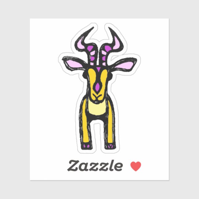 Adesivo Custom-Cut Vinyl Sticker - Isabella Impala (Folha)