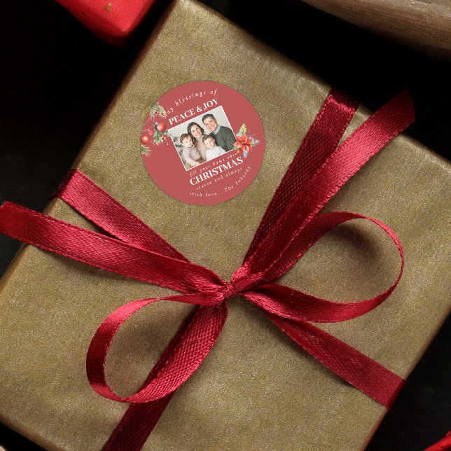 Adesivo Custom Family Photo Holiday (Criador carregado)