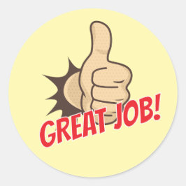 Adesivo Custom “Great Job!” Teacher Reward Stickers