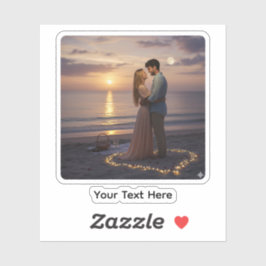 Adesivo Custom Photo Personalized Custom-Cut Vinyl Sticker