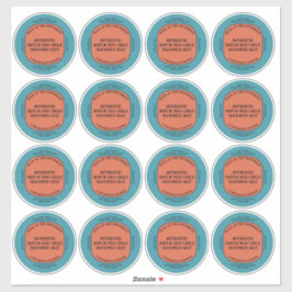 Adesivo Custom Southwest Style Jar Box Tin Label Set