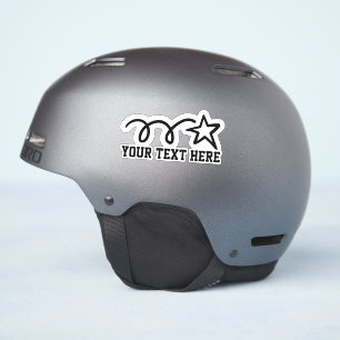 Adesivo Custom text personalized shooting star vinyl