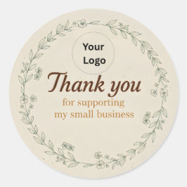 Adesivo Custom Thank You Business Sticker –Packaging Label