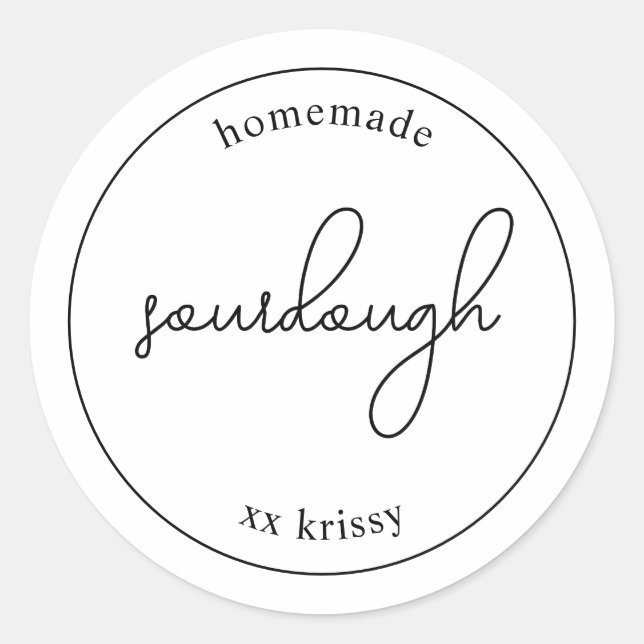 Adesivo Customizable Bakery Gift Stickers (Frente)