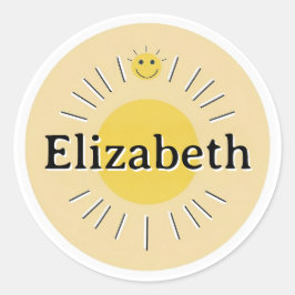 Adesivo Customizable kids Name Sticker – Sunny Design