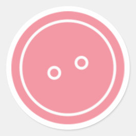 Adesivo Cuta como um botão (rosa)