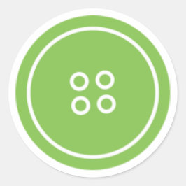 Adesivo Cuta como um botão (verde)