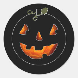 Adesivo Cute abóbora de Halloween