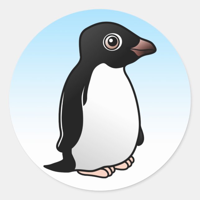 Adesivo Cute Adelie Penguin (Frente)