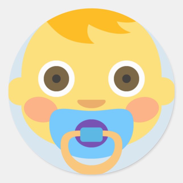 Adesivo Cute Baby Emoji (Frente)