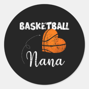 Adesivo Cute Basquete Coração Basquete Nana