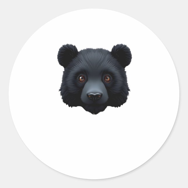 Adesivo Cute Bear Header 3d - Animais World Sticker (Frente)