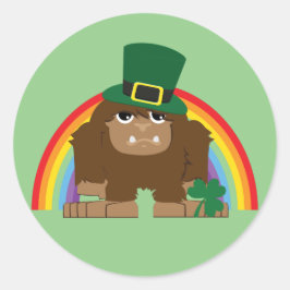 Adesivo Cute Bigfoot Leprechaun
